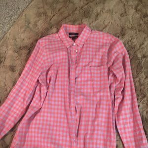 J. crew pink boyfriend shirt